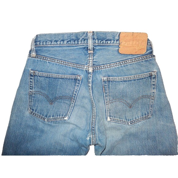 Vintage Levi's 501 Jeans Late Transitional '66 (1969-1970) Selvedge 28 x 28 1/2 - Picture 4 of 13